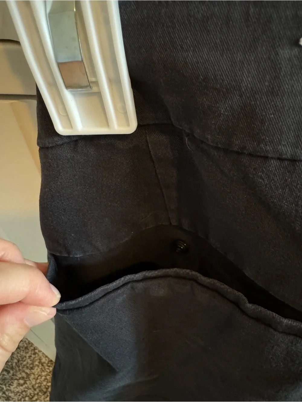 Goodfellow & Co Black Flat-Front Cotton Shorts